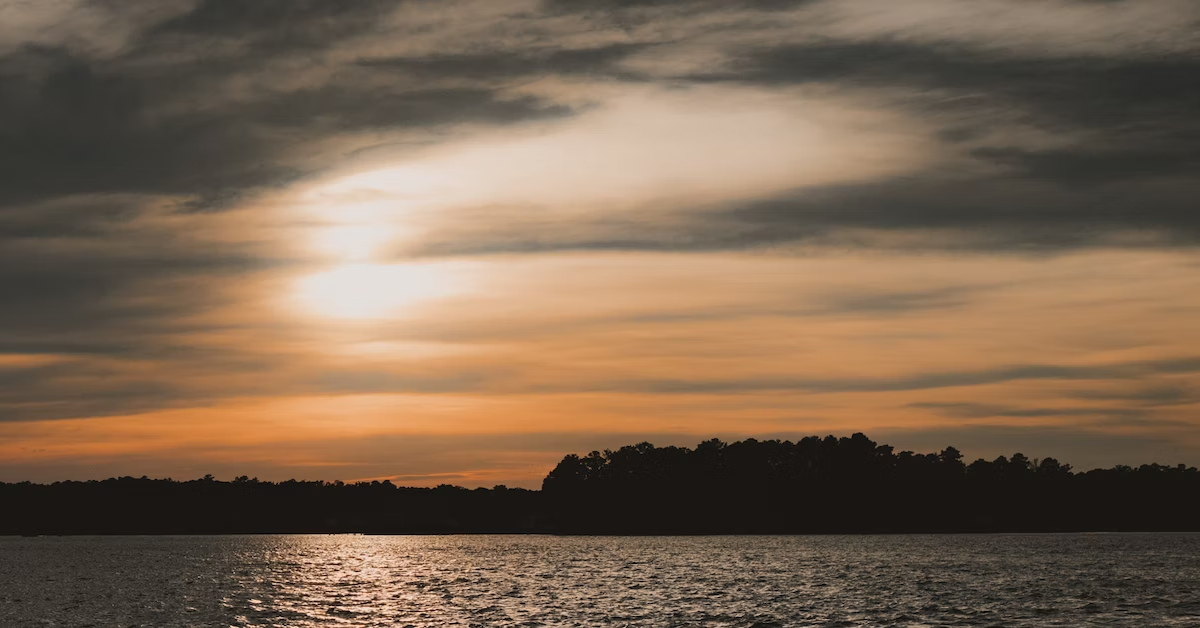 Lake Murray at Sunset in South Carolina