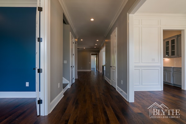 View Down Long Hallway Of Craftsman Home 3